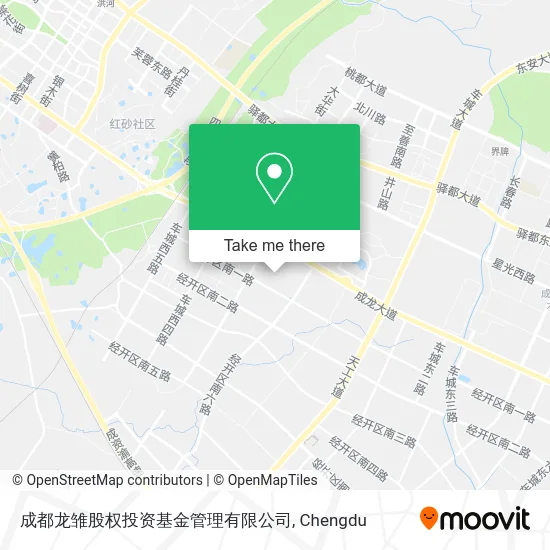 成都龙雏股权投资基金管理有限公司 map