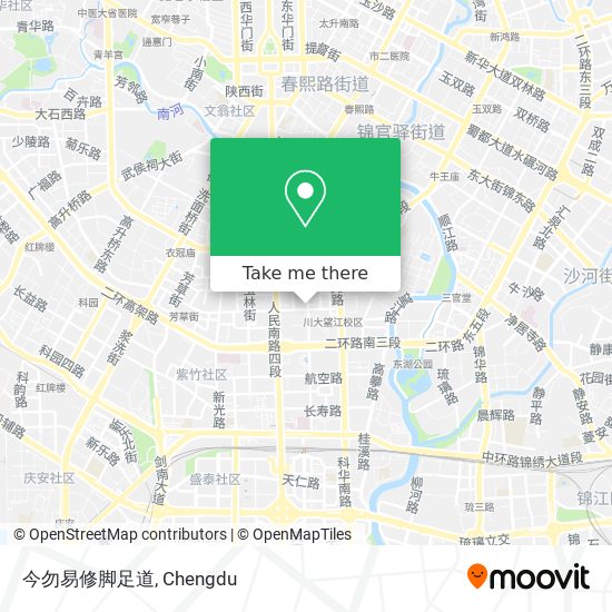 今勿易修脚足道 map