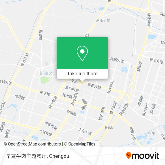 旱蒸牛肉主题餐厅 map