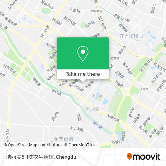 洁丽美5H洗衣生活馆 map