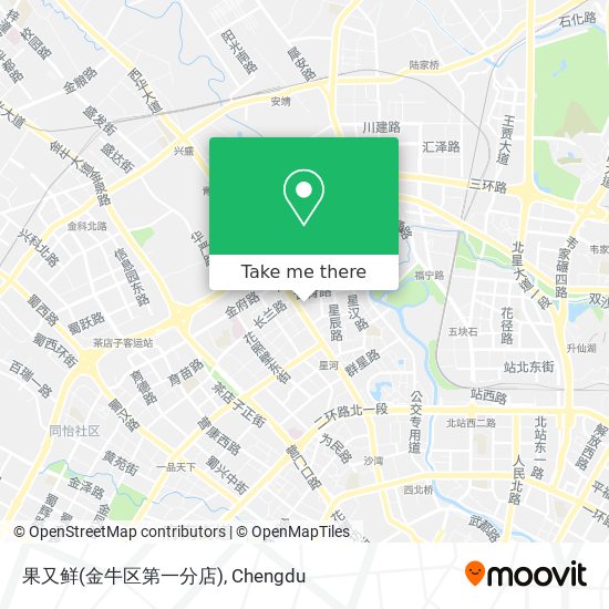 果又鲜(金牛区第一分店) map