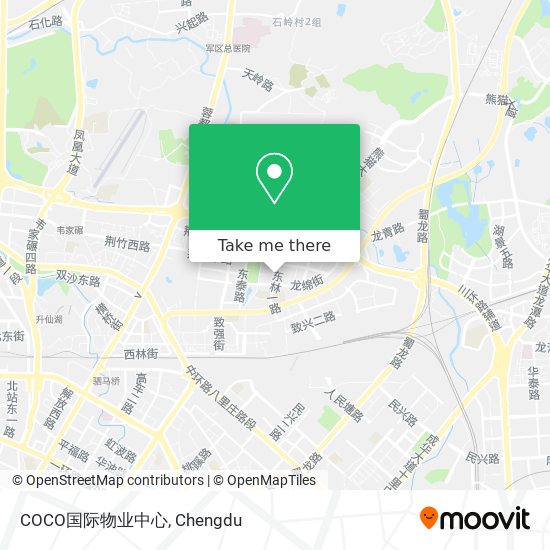 COCO国际物业中心 map