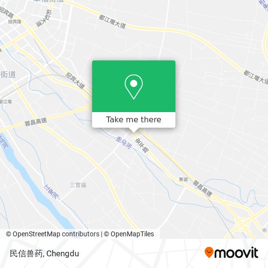 民信兽药 map