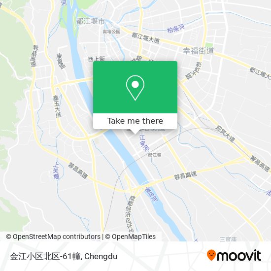 金江小区北区-61幢 map