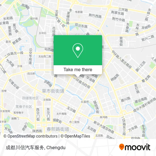 成都川信汽车服务 map