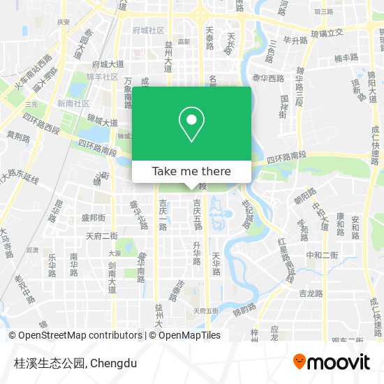 桂溪生态公园 map