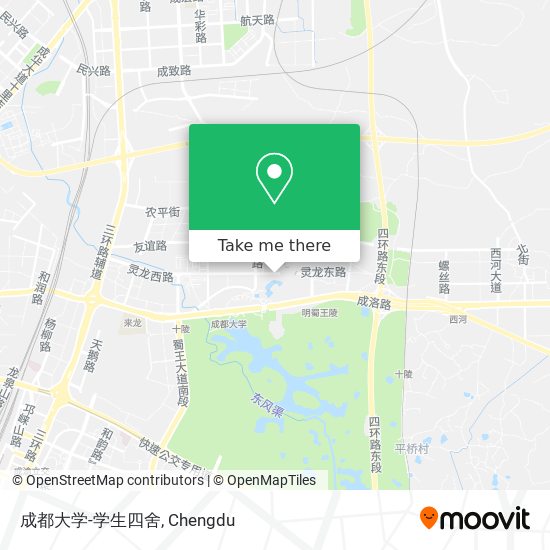 成都大学-学生四舍 map