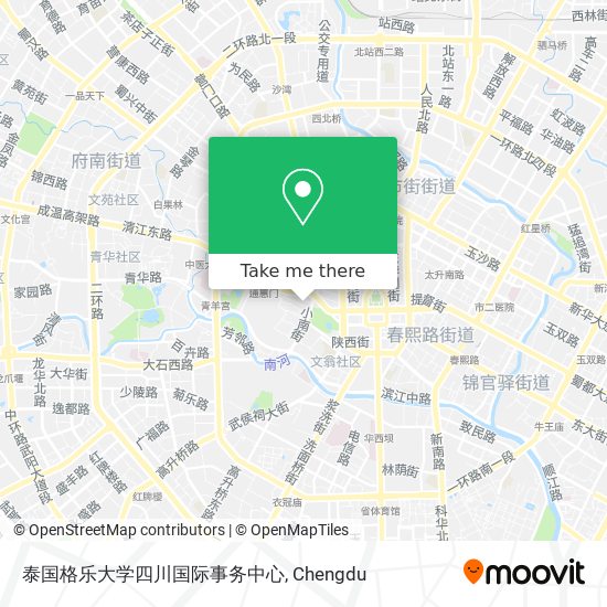 泰国格乐大学四川国际事务中心 map