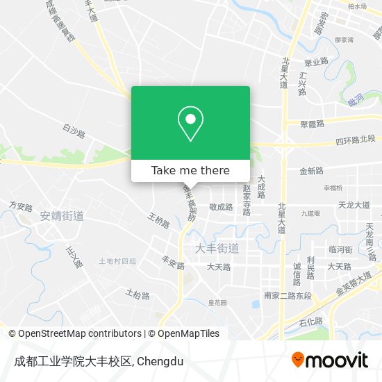 成都工业学院大丰校区 map