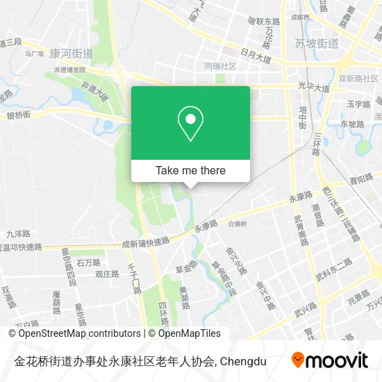 金花桥街道办事处永康社区老年人协会 map