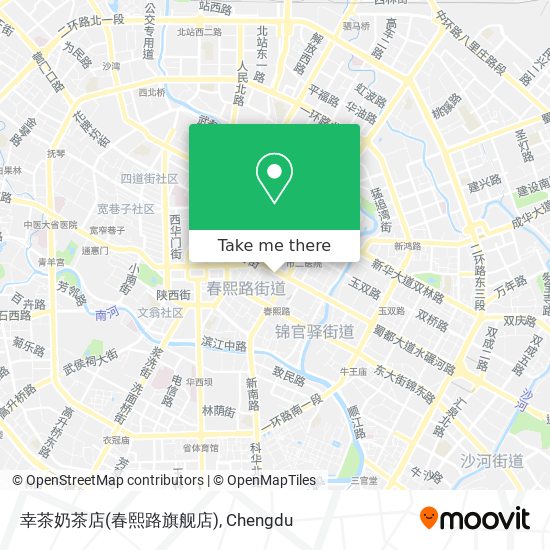 幸茶奶茶店(春熙路旗舰店) map
