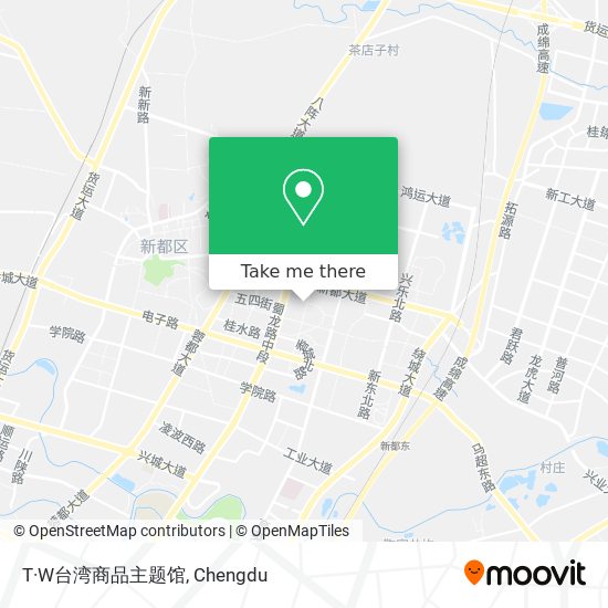 T·W台湾商品主题馆 map
