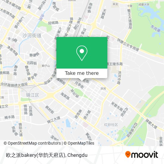 欧之派bakery(华韵天府店) map