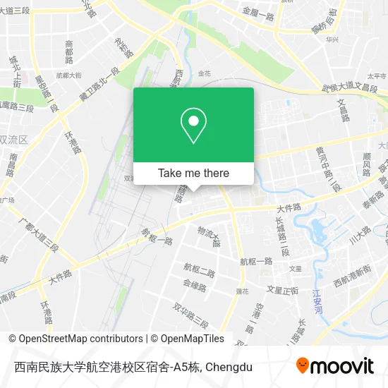 西南民族大学航空港校区宿舍-A5栋 map