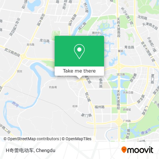 H奇蕾电动车 map