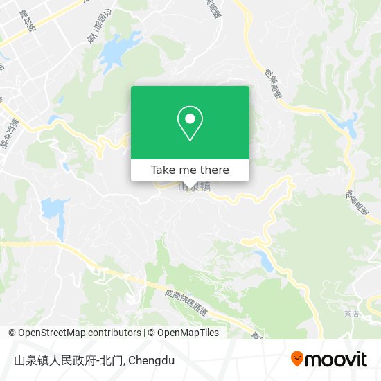 山泉镇人民政府-北门 map