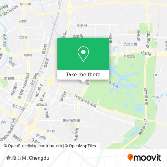 青城山泉 map