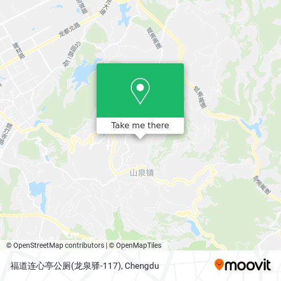 福道连心亭公厕(龙泉驿-117) map