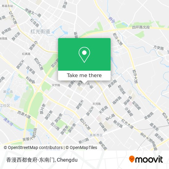 香漫西都食府-东南门 map
