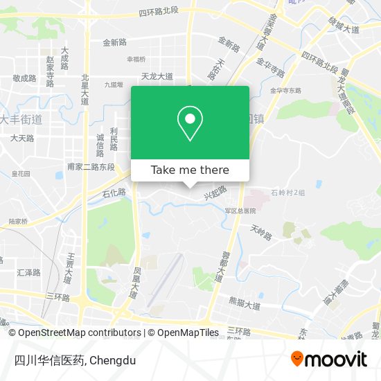 四川华信医药 map