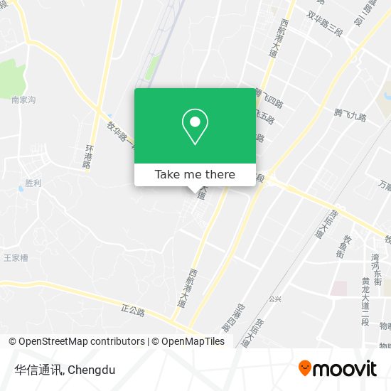 华信通讯 map