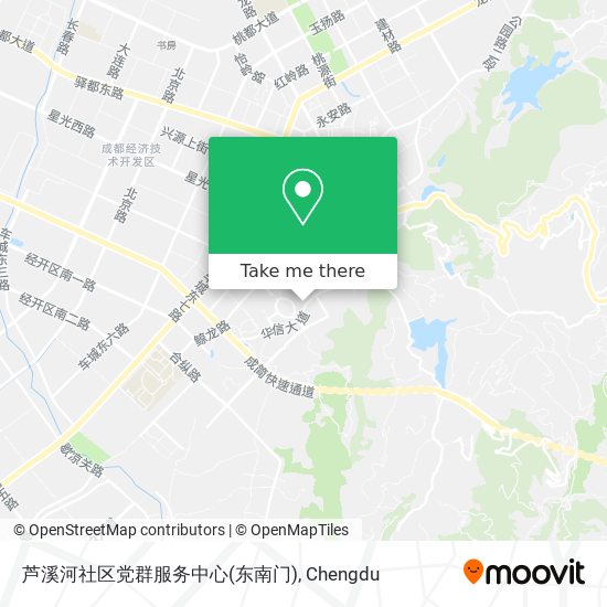 芦溪河社区党群服务中心(东南门) map