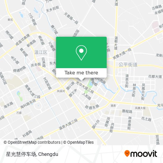 星光慧停车场 map