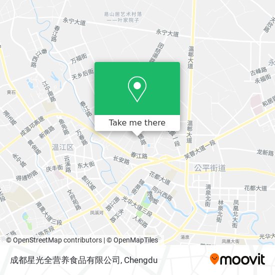 成都星光全营养食品有限公司 map