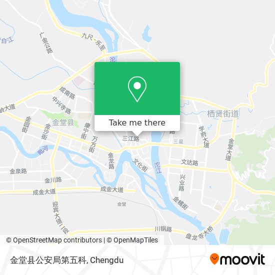 金堂县公安局第五科 map