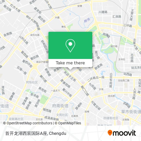 首开龙湖西宸国际A座 map