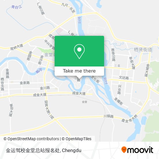 金运驾校金堂总站报名处 map