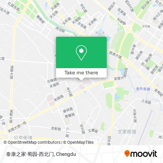 泰康之家·蜀园-西北门 map