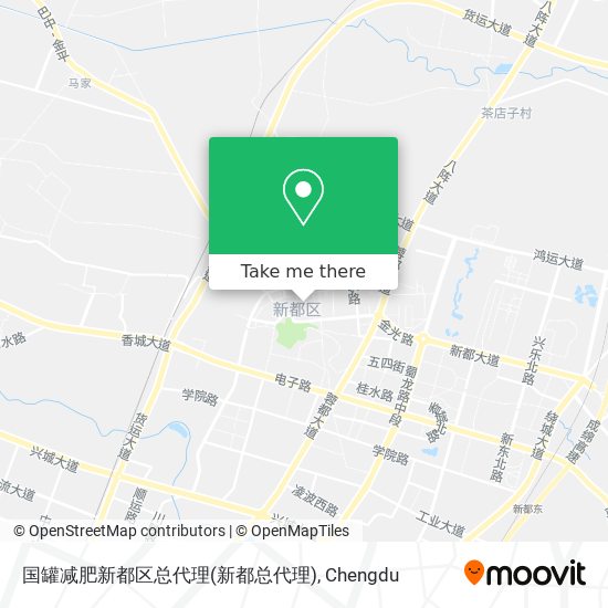 国罐减肥新都区总代理(新都总代理) map