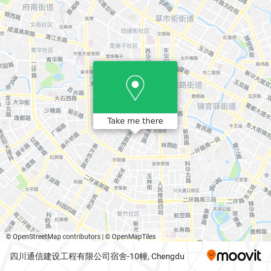 四川通信建设工程有限公司宿舍-10幢 map