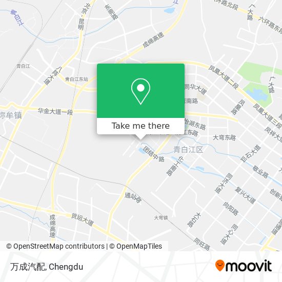 万成汽配 map