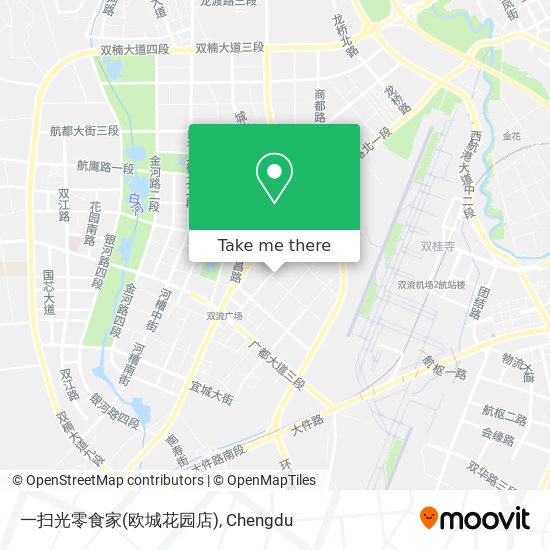 一扫光零食家(欧城花园店) map
