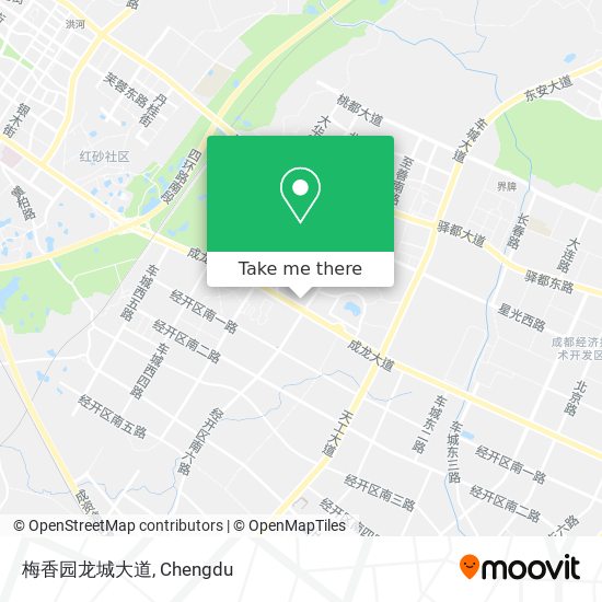 梅香园龙城大道 map