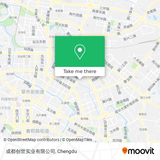 成都创世实业有限公司 map