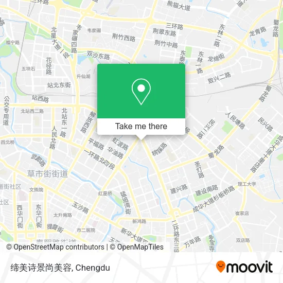 缔美诗景尚美容 map
