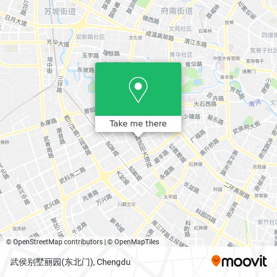 武侯别墅丽园(东北门) map