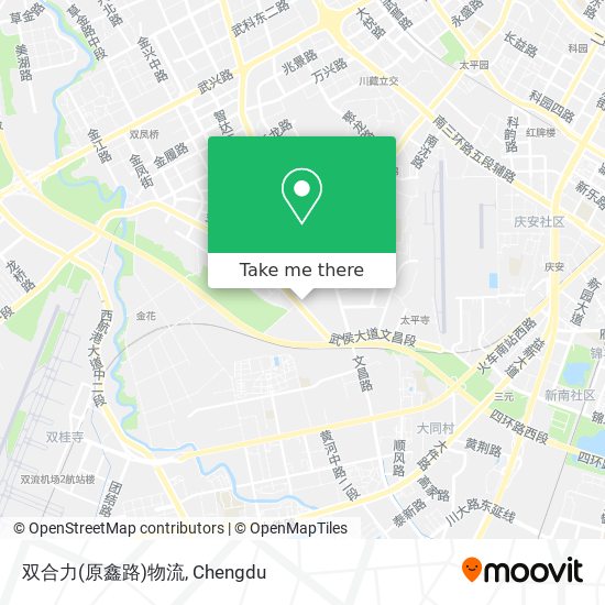 双合力(原鑫路)物流 map
