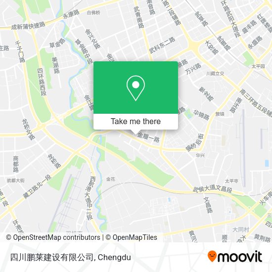 四川鹏莱建设有限公司 map