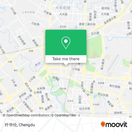 纤华伦 map