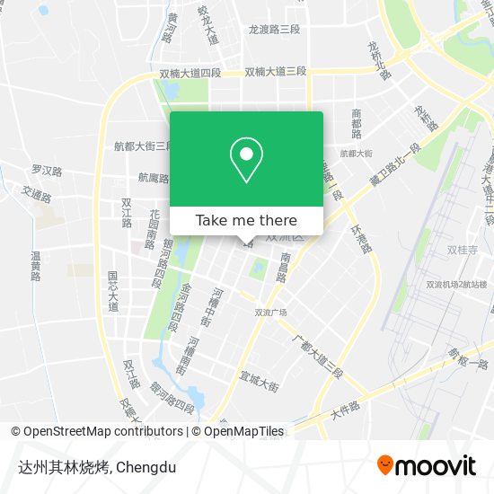 达州其林烧烤 map