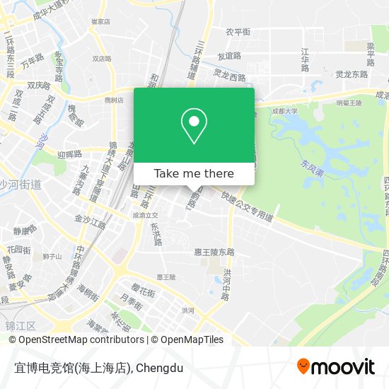 宜博电竞馆(海上海店) map