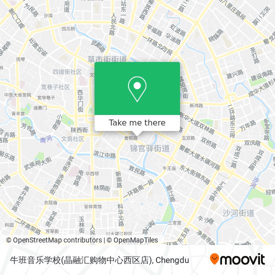 牛班音乐学校(晶融汇购物中心西区店) map