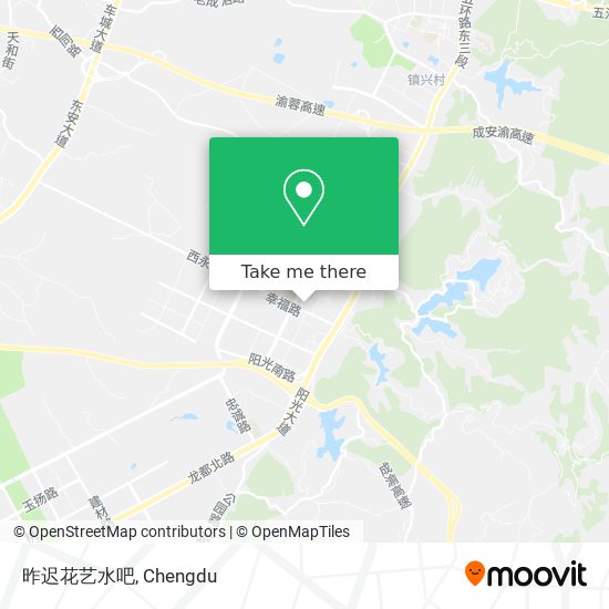 昨迟花艺水吧 map