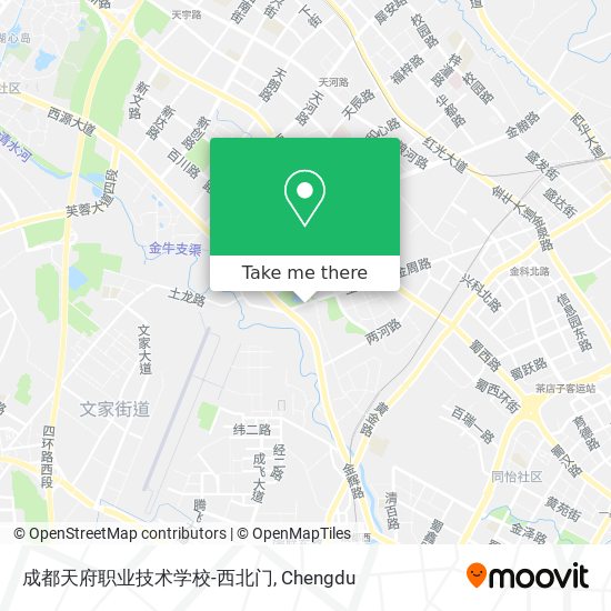 成都天府职业技术学校-西北门 map