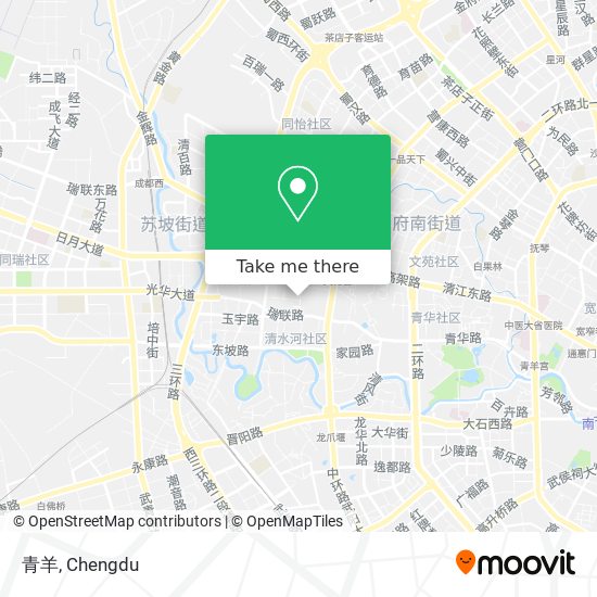 青羊 map