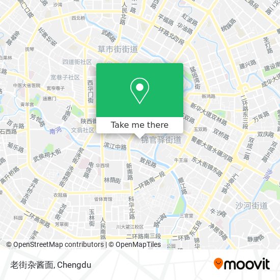 老街杂酱面 map